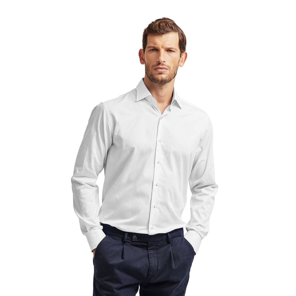 Ballantyne White Cotton Men's Shirt -   -  Ballantyne.