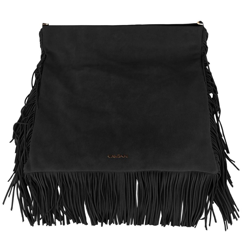 Baldinini Trend Black Calfskin Women Crossbody Bag -  Luxury Cross Body Bag for Women -  Baldinini Trend.