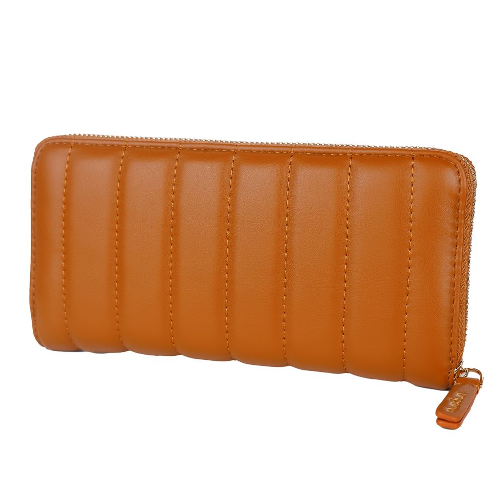 Ungaro Chic Quilted Faux Leather Wallet in Brown -   -  Ungaro.