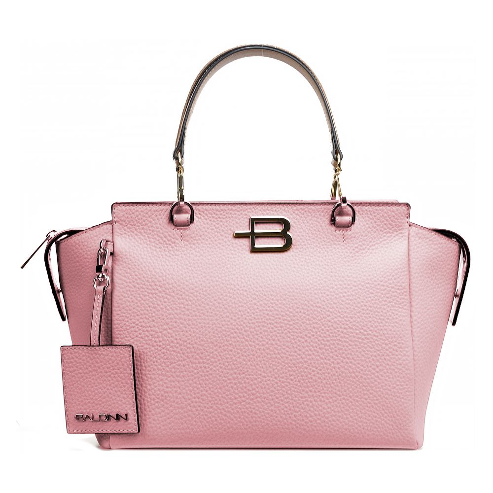 Baldinini Trend Pink Calfskin Women Handbag -   -  Baldinini Trend.