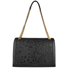 Baldinini Trend Black Calfskin Women Crossbody Bag -  Luxury Cross Body Bag for Women -  Baldinini Trend.