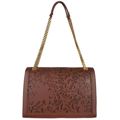 Baldinini Trend Brown Calfskin Women Crossbody Bag -  Luxury Cross Body Bag for Women -  Baldinini Trend.