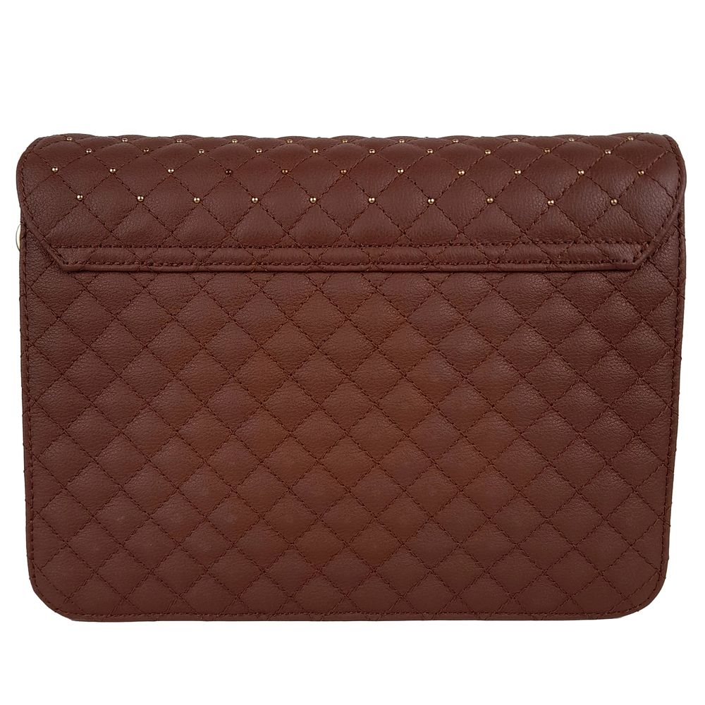 Baldinini Trend Brown Calfskin Women Crossbody Bag -  Luxury Cross Body Bag for Women -  Baldinini Trend.