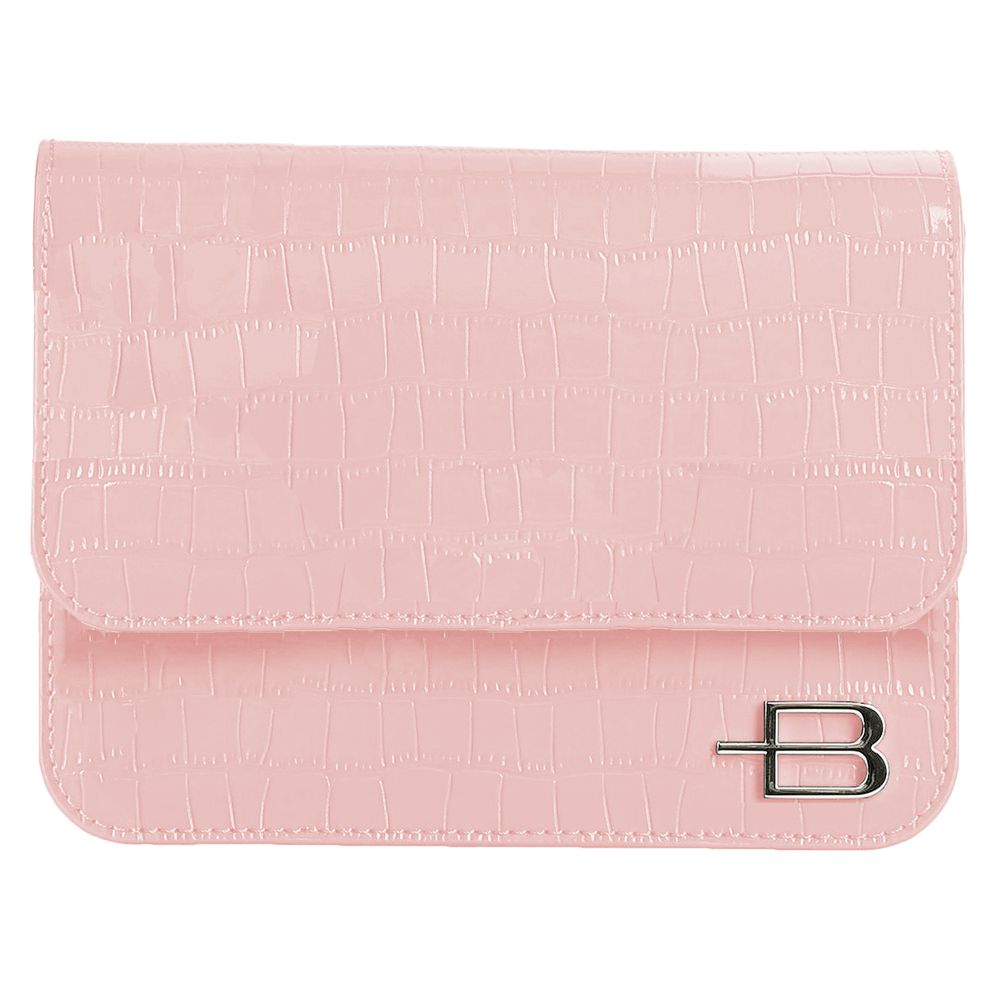 Baldinini Trend Pink Calfskin Women Clutch -  Luxury Clutch Bag for Women -  Baldinini Trend.