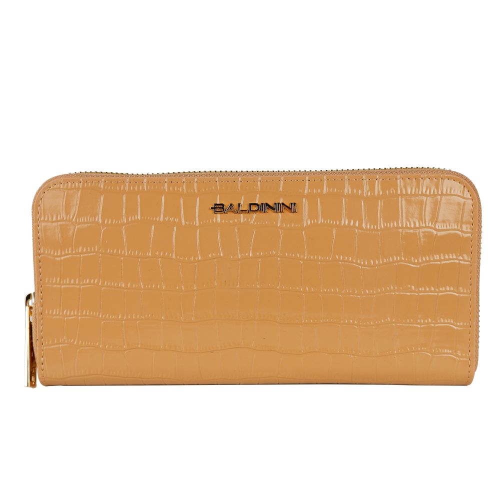 Baldinini Trend Elegant Croco Print Leather Wallet -   -  Baldinini Trend.