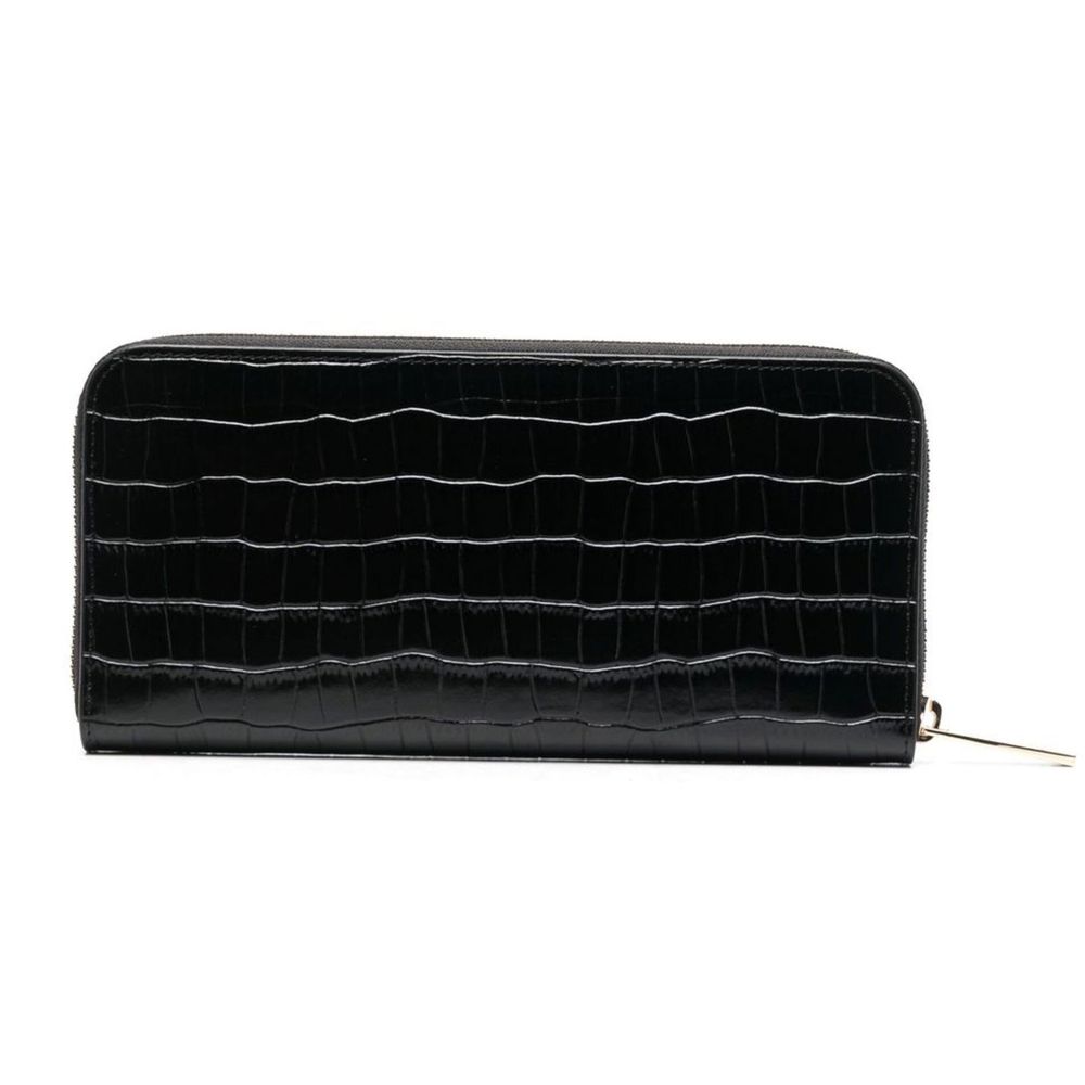 Baldinini Trend Elegant Croco Print Leather Wallet -   -  Baldinini Trend.