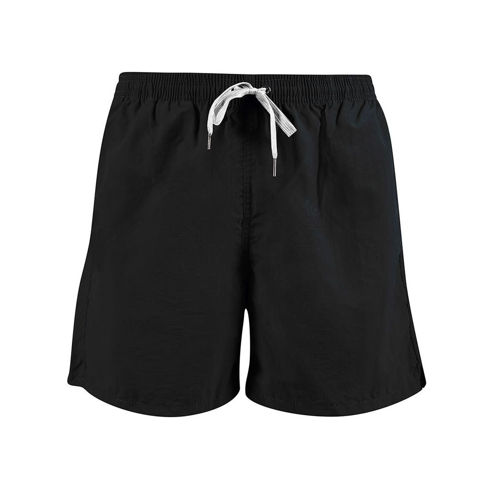 Yes Zee Black Polyester Men's Swim Short -   -  Yes Zee.