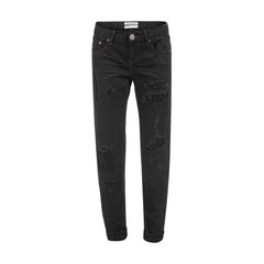 One Teaspoon Chic Black Distressed Patched Jeans -   -  One Teaspoon.
