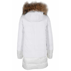 Yes Zee Chic Quilted Nylon Down Jacket with Fur Hood -   -  Yes Zee.