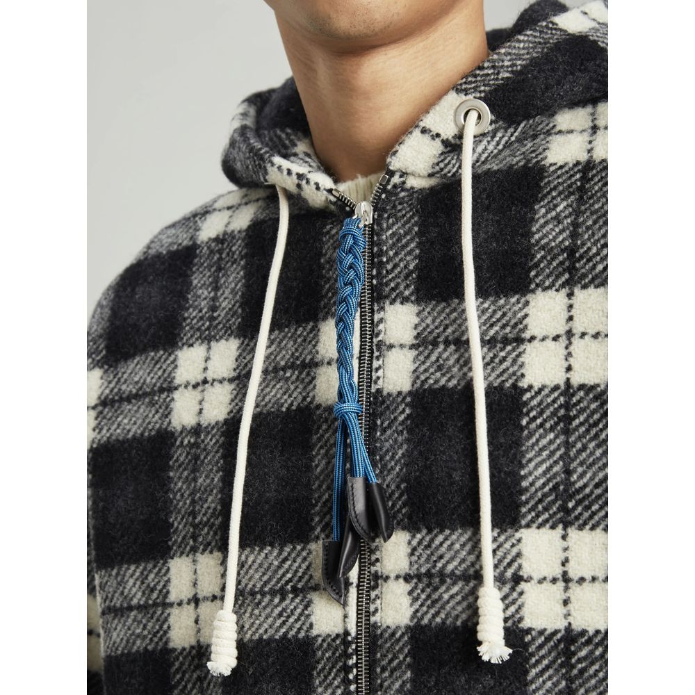 Palm Angels Black Cashmere Men Sweater Jacket -   -  Palm Angels.