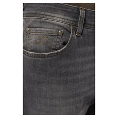 Jacob Cohen Sleek Gray Stretch Cotton Regular Fit Jeans -   -  Jacob Cohen.