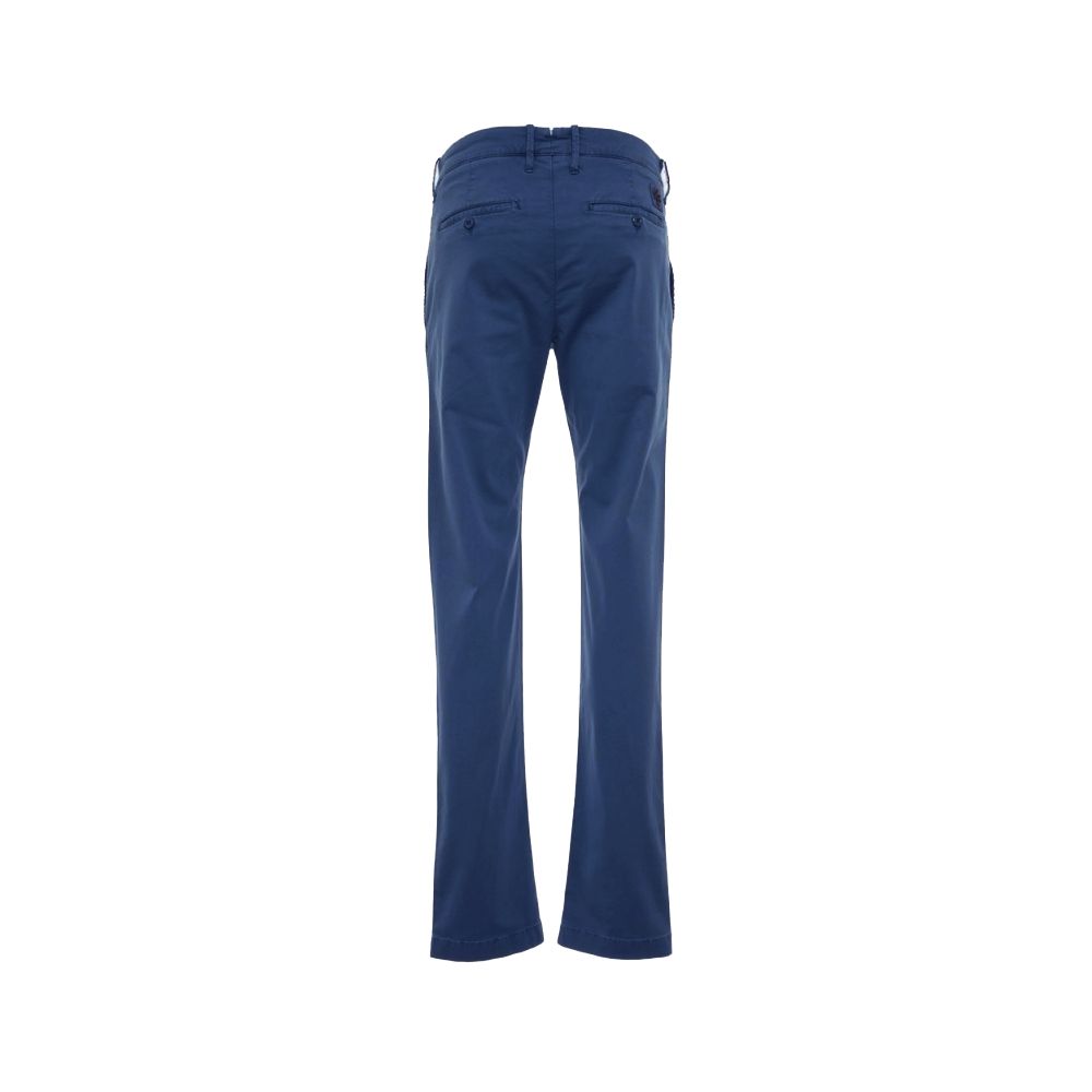 Jacob Cohen Elegant Slim Fit Chino Trousers in Blue -   -  Jacob Cohen.