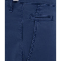 Jacob Cohen Elegant Slim Fit Chino Trousers in Blue -   -  Jacob Cohen.