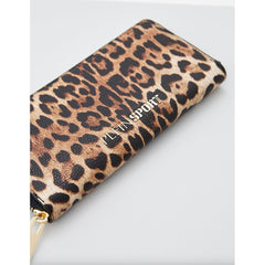 Plein Sport Sleek Designer Zipper Wallet with Gold Accents -   -  Plein Sport.