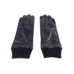 Cavalli Class Black Lambskin Men Glove -   -  Cavalli Class.