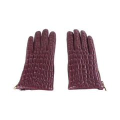 Cavalli Class Red Lambskin Women Glove -   -  Cavalli Class.