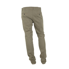 Made in Italy Chic Beige Cotton Blend Winter Pants -   -  Made in Italy.