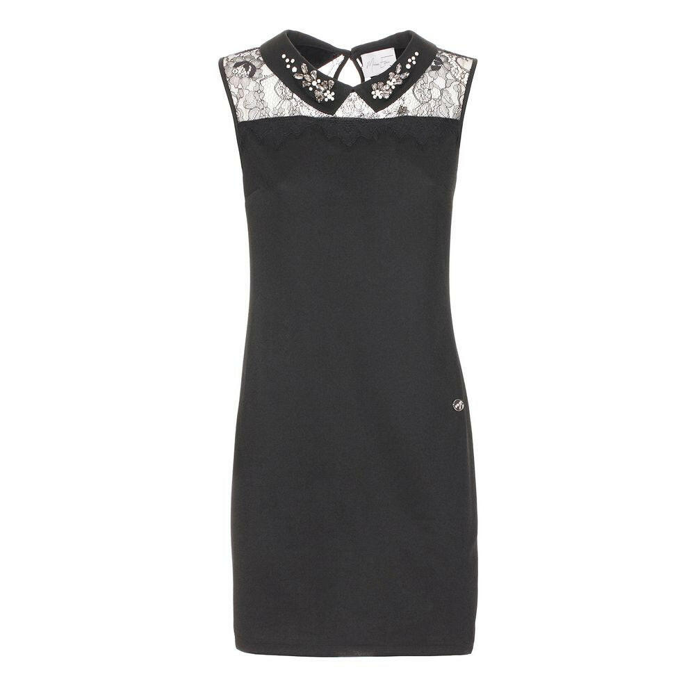 Maison Espin Black Polyester Women Dress -   -  Maison Espin.
