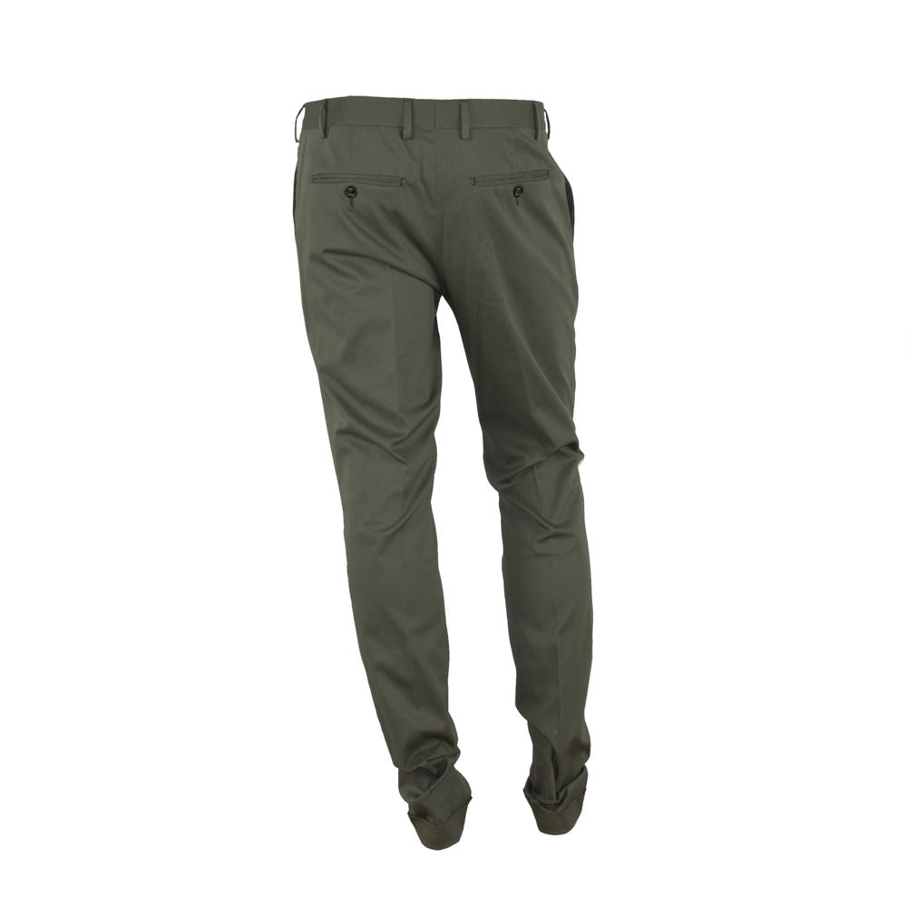 Made in Italy Elegant Green Summer Trousers for Men -   -  Made in Italy.