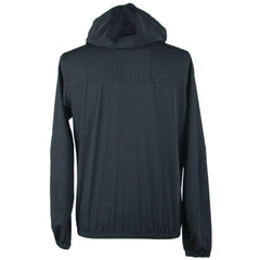 Emilio Romanelli Sleek Hooded Full Zip Jacket in Black -   -  Emilio Romanelli.