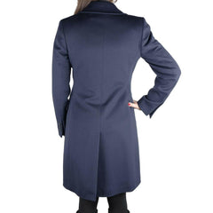 Made in Italy Blue Wool Women Coat -   -  Made in Italy.