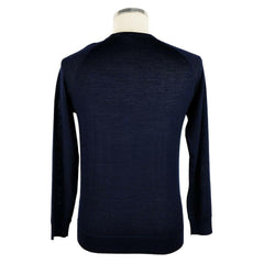 Emilio Romanelli Blue Cashmere Men Sweater -   -  Emilio Romanelli.