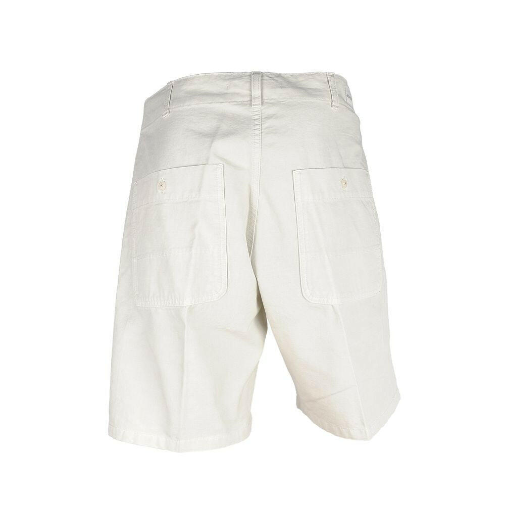 Don The Fuller White Cotton Men's Bermuda Short -   -  Don The Fuller.