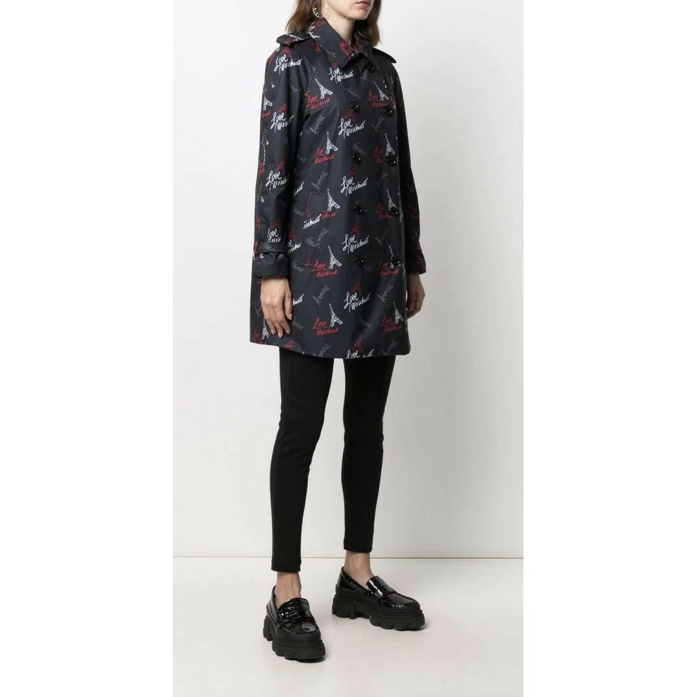 Love Moschino Black Polyester Women Coat -   -  Love Moschino.