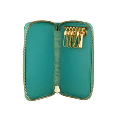 Cavalli Class Light Blue Calfskin Women Keychain -   -  Cavalli Class.
