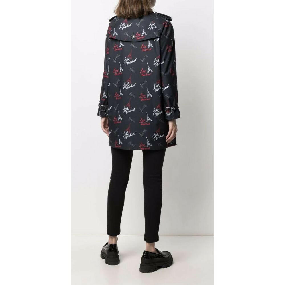 Love Moschino Black Polyester Women Coat -   -  Love Moschino.