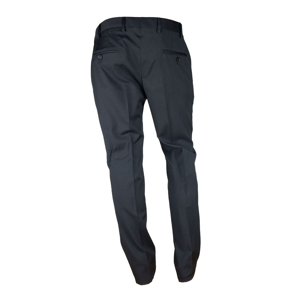 Made in Italy Black Wool Men Suit -   -  Made in Italy.