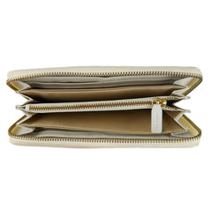Cavalli Class White Calfskin Women Wallet -   -  Cavalli Class.