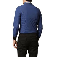 Refrigiwear Elegant Blue Bielastic Bomber Jacket -   -  Refrigiwear.