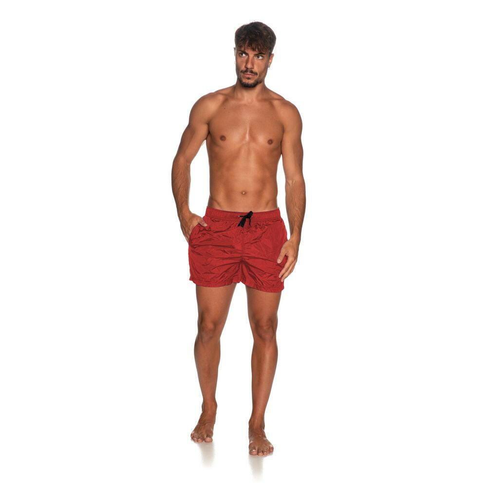 Refrigiwear Red Nylon Men Swimsuit -   -  Refrigiwear.