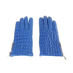 Cavalli Class Blue Lambskin Women Glove -   -  Cavalli Class.
