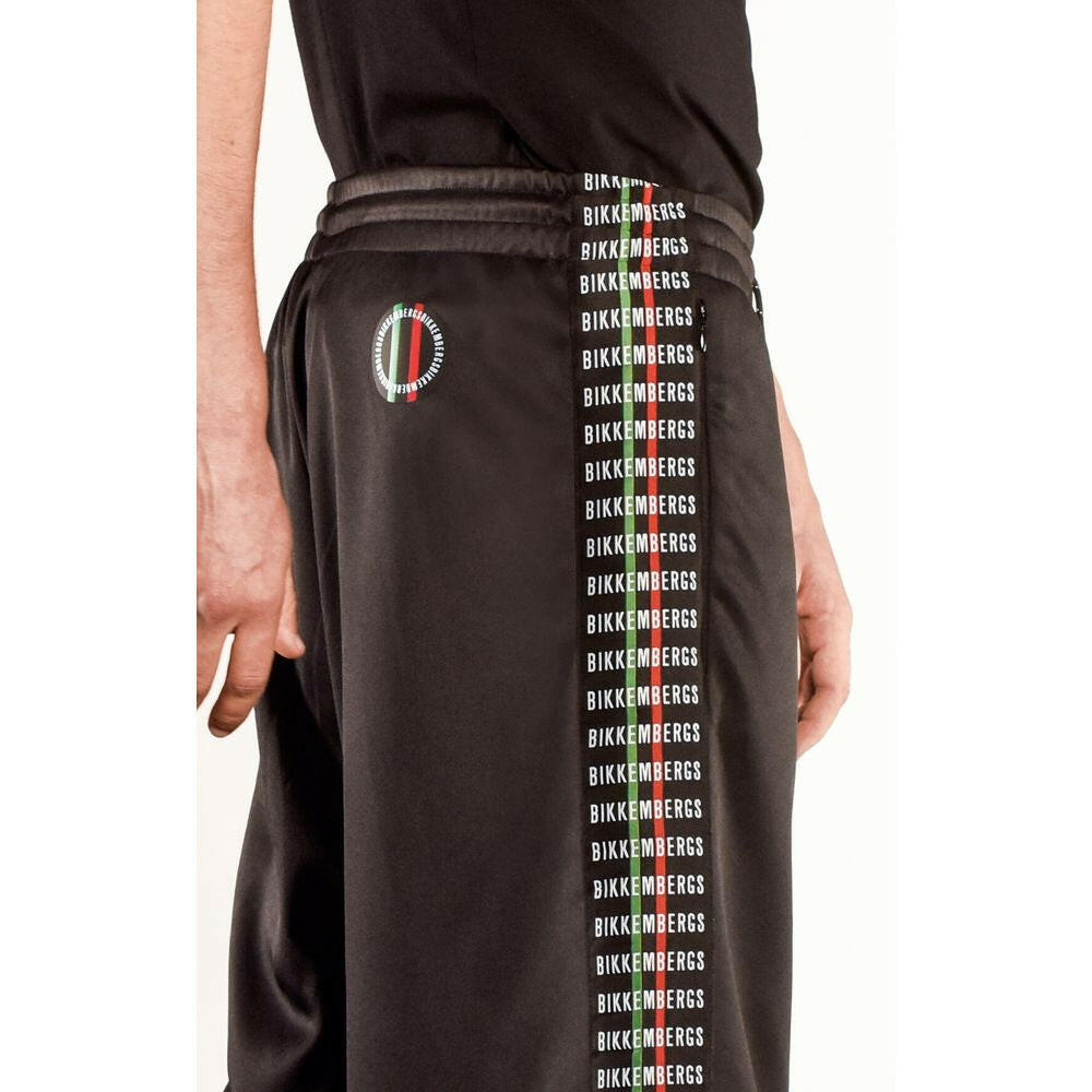 Bikkembergs Sleek Anniversary Striped Bermuda Shorts -   -  Bikkembergs.