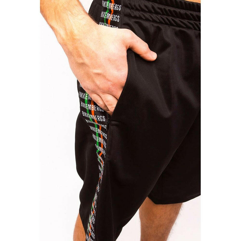 Bikkembergs Sleek Anniversary Striped Bermuda Shorts -   -  Bikkembergs.