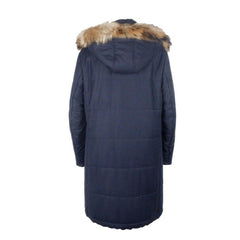 Made in Italy Blue Wool Men's Raincoat -   -  Made in Italy.
