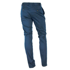 Made in Italy Elegant Summer Cotton Blend Trousers -   -  Made in Italy.