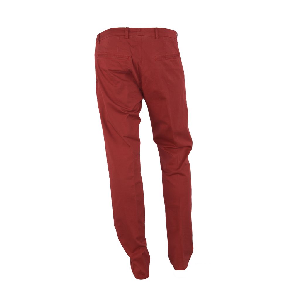 Made in Italy Chic Summer Cotton-Blend Trousers -   -  Made in Italy.