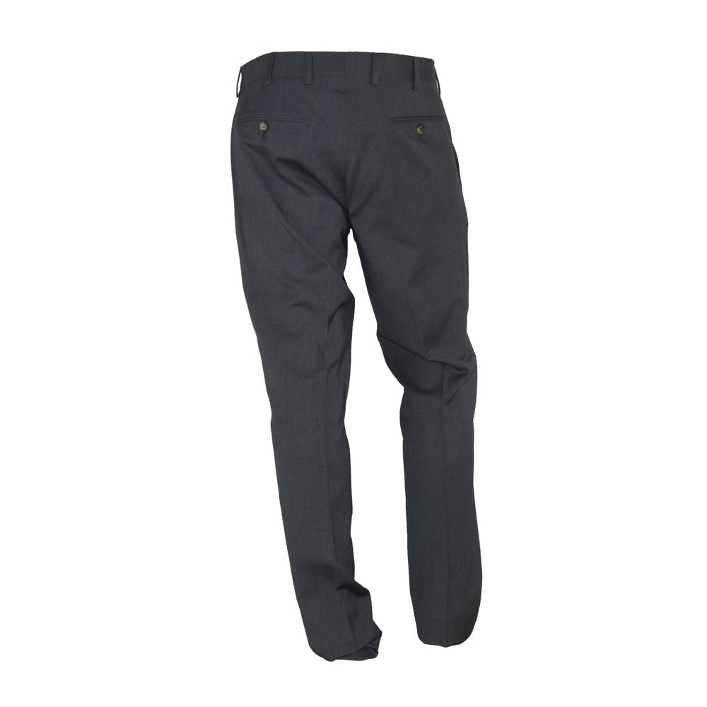 Made in Italy Elegant Italian Gray Trousers -   -  Made in Italy.