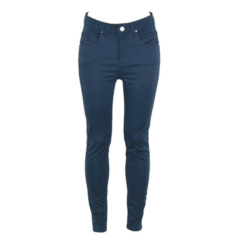 Maison Espin Blue Cotton Women's Skinny Jean -   -  Maison Espin.