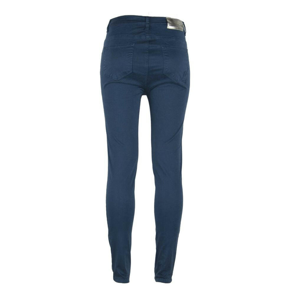 Maison Espin Blue Cotton Women's Skinny Jean -   -  Maison Espin.