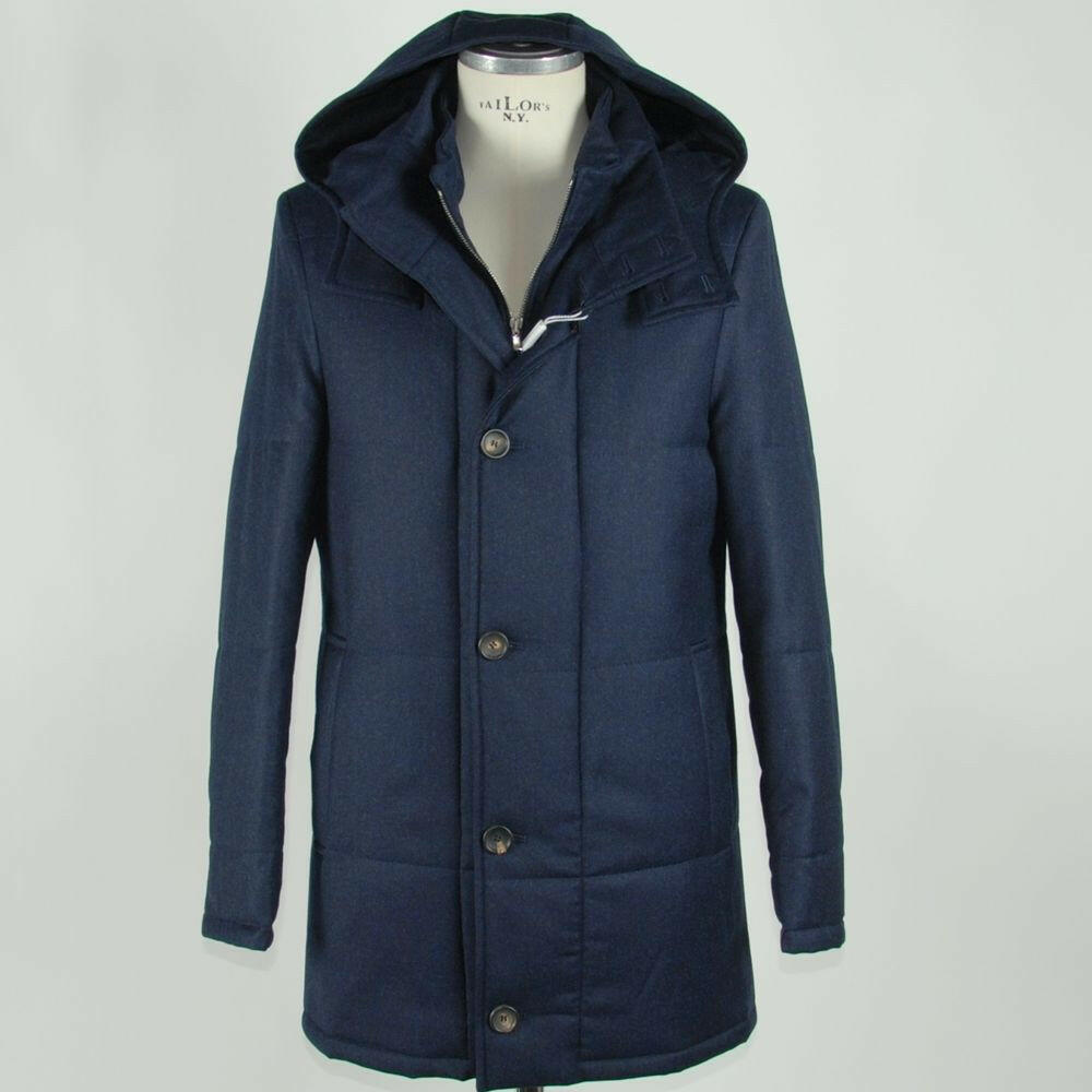 Made in Italy Elegant Italian Wool-Cashmere Men's Jacket -   -  Made in Italy.