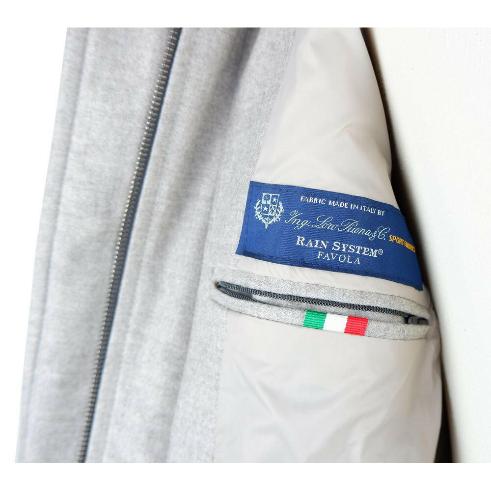 Made in Italy Italian Wool-Cashmere Blend Gray Jacket -   -  Made in Italy.