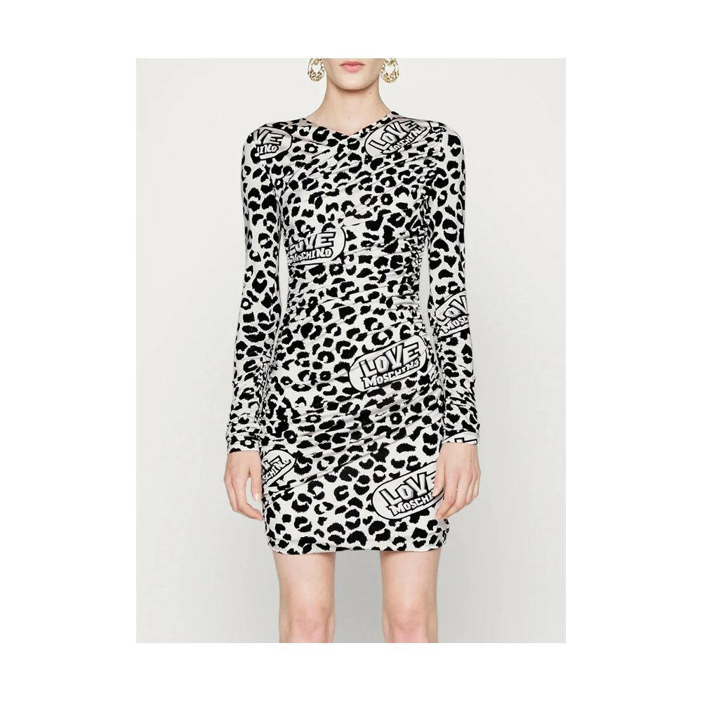 Love Moschino White Viscose Women Dress -   -  Love Moschino.