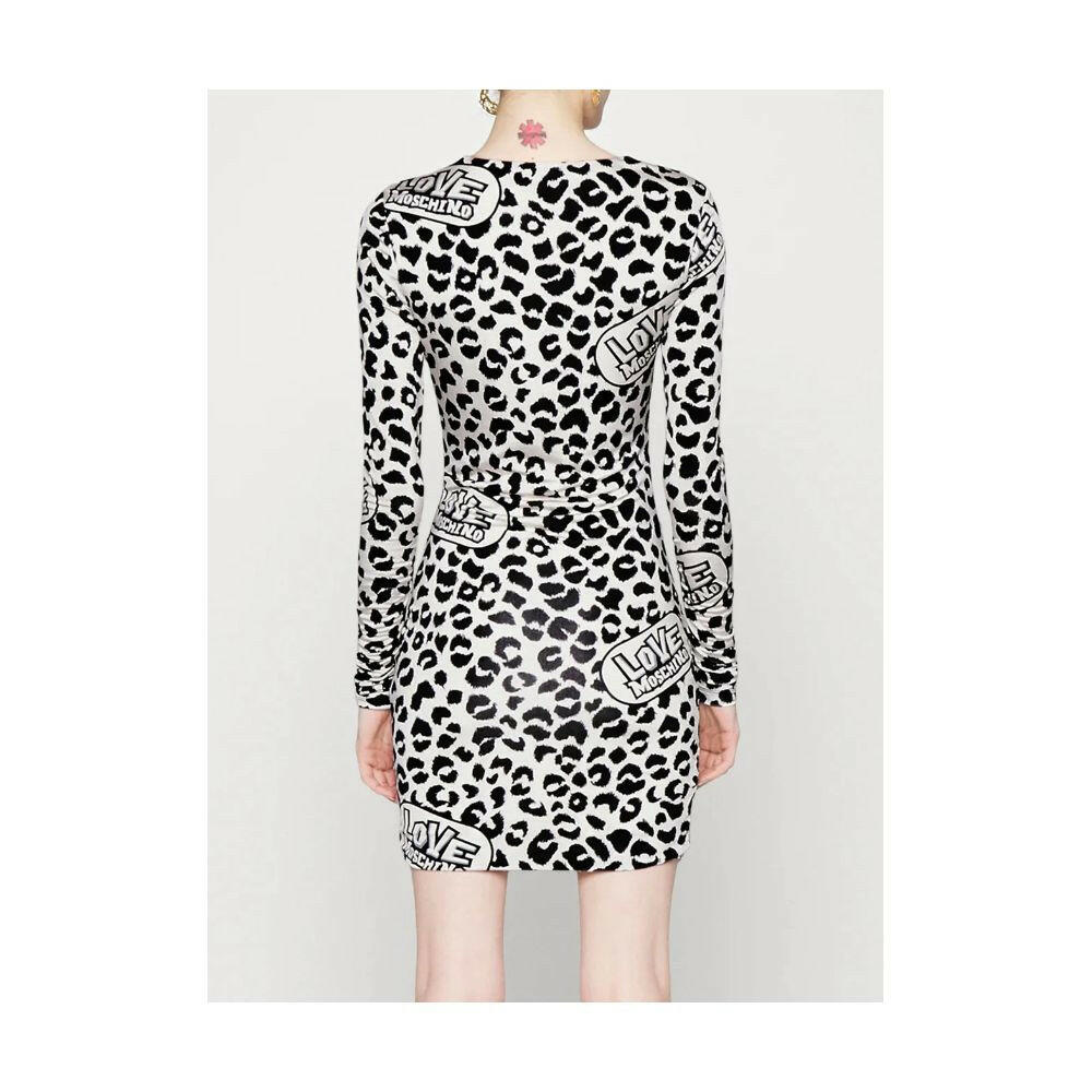 Love Moschino White Viscose Women Dress -   -  Love Moschino.