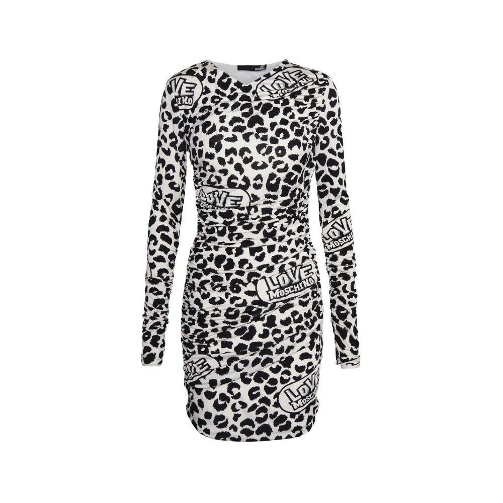 Love Moschino White Viscose Women Dress -   -  Love Moschino.