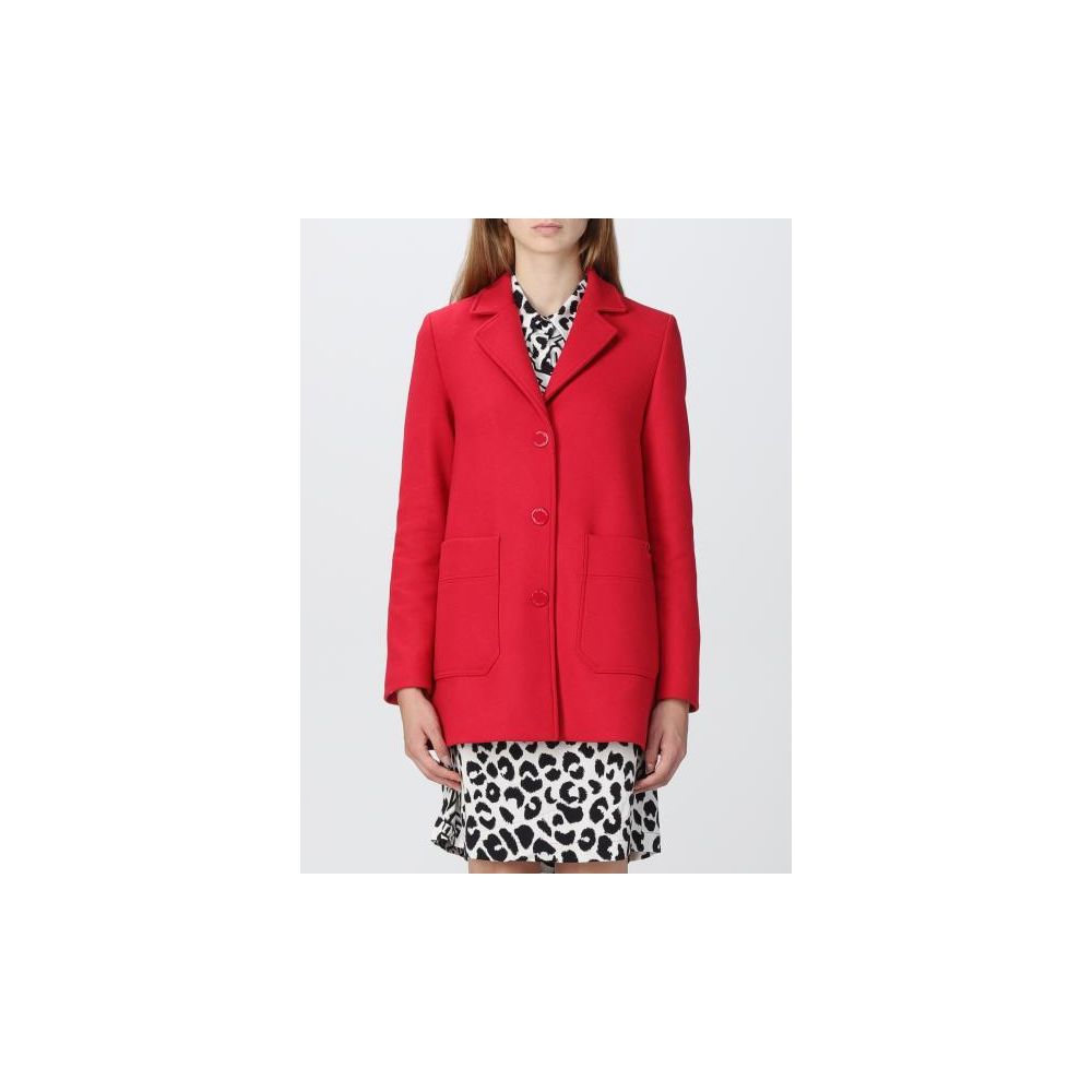 Love Moschino Chic Pink Wool Blend Jacket -   -  Love Moschino.