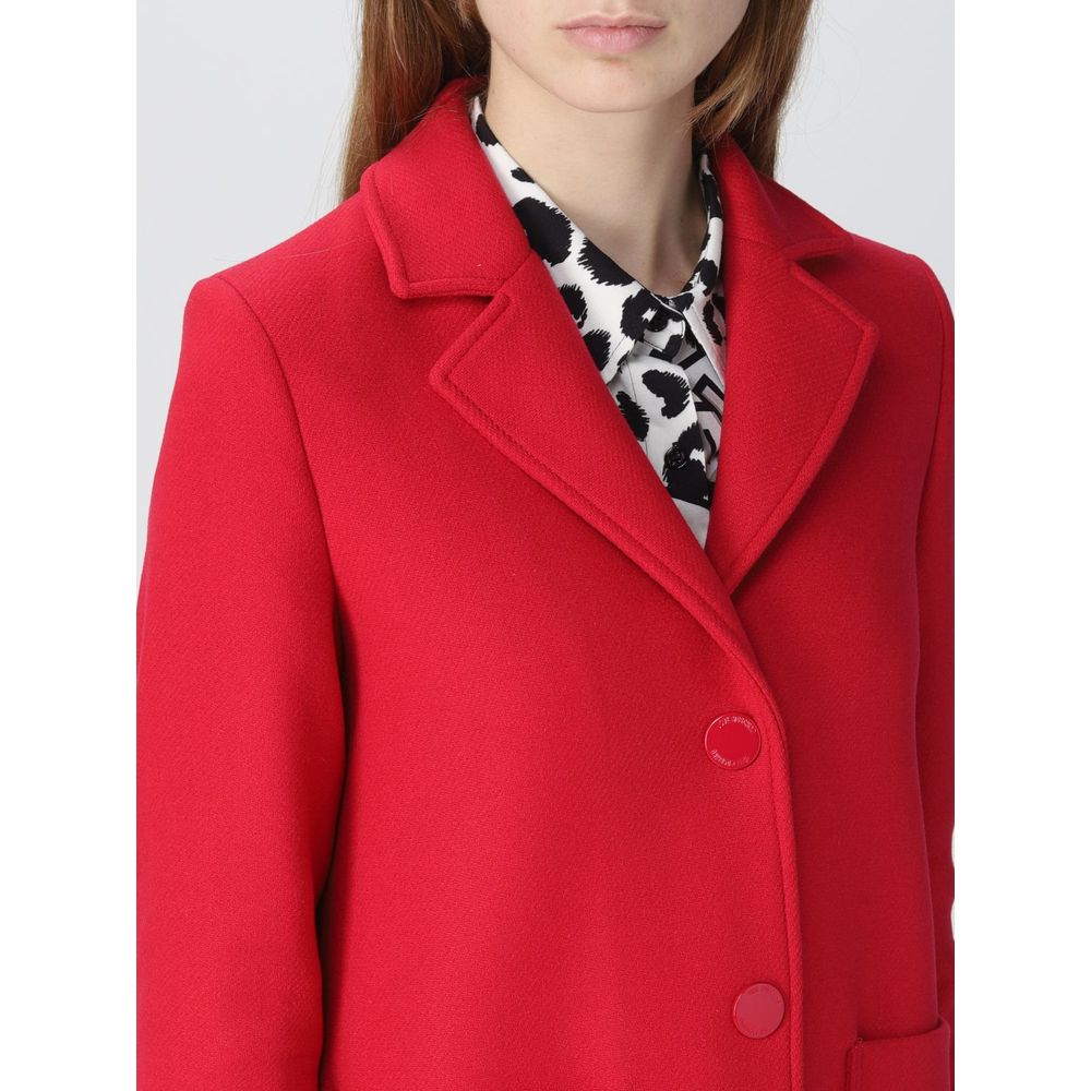 Love Moschino Chic Pink Wool Blend Jacket -   -  Love Moschino.